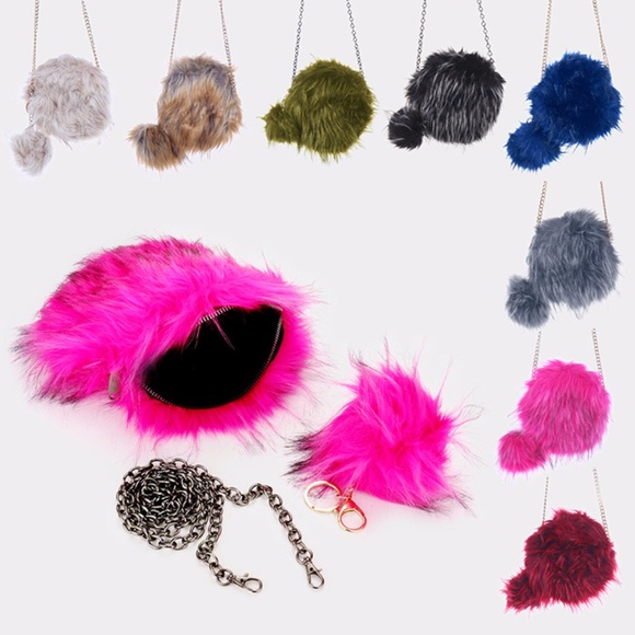 Pom Pom Clutch Bag - Picture 2 of 2